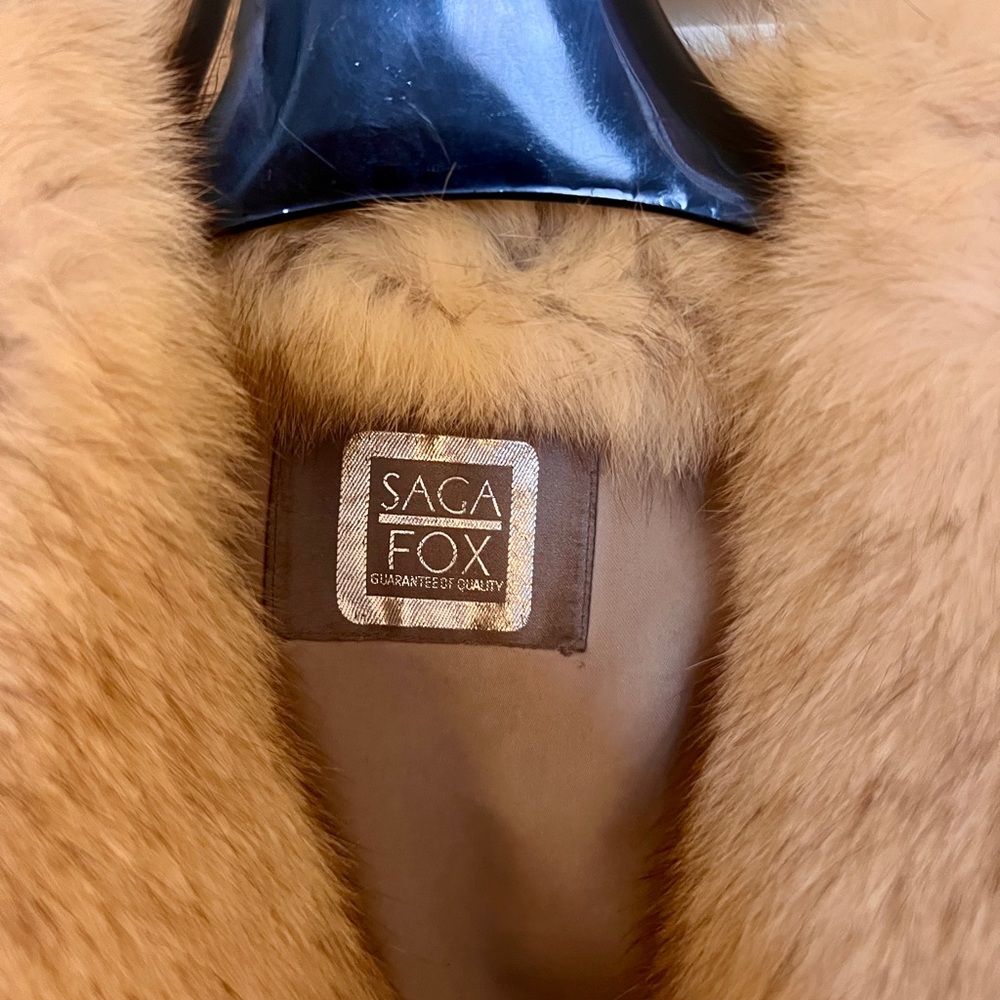 Saga Fox Fur Full Length Coat - Picture 6 of 13